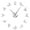 Silver, variant on Aquatics Surfing Silhouettes Silhouette Frameless Wall Clock Stickers, DIY Modern Decorative Clocks for Living Room, Bedroom, Office - Easy to Install, Large 3D Clock Design (Silver,37in)
