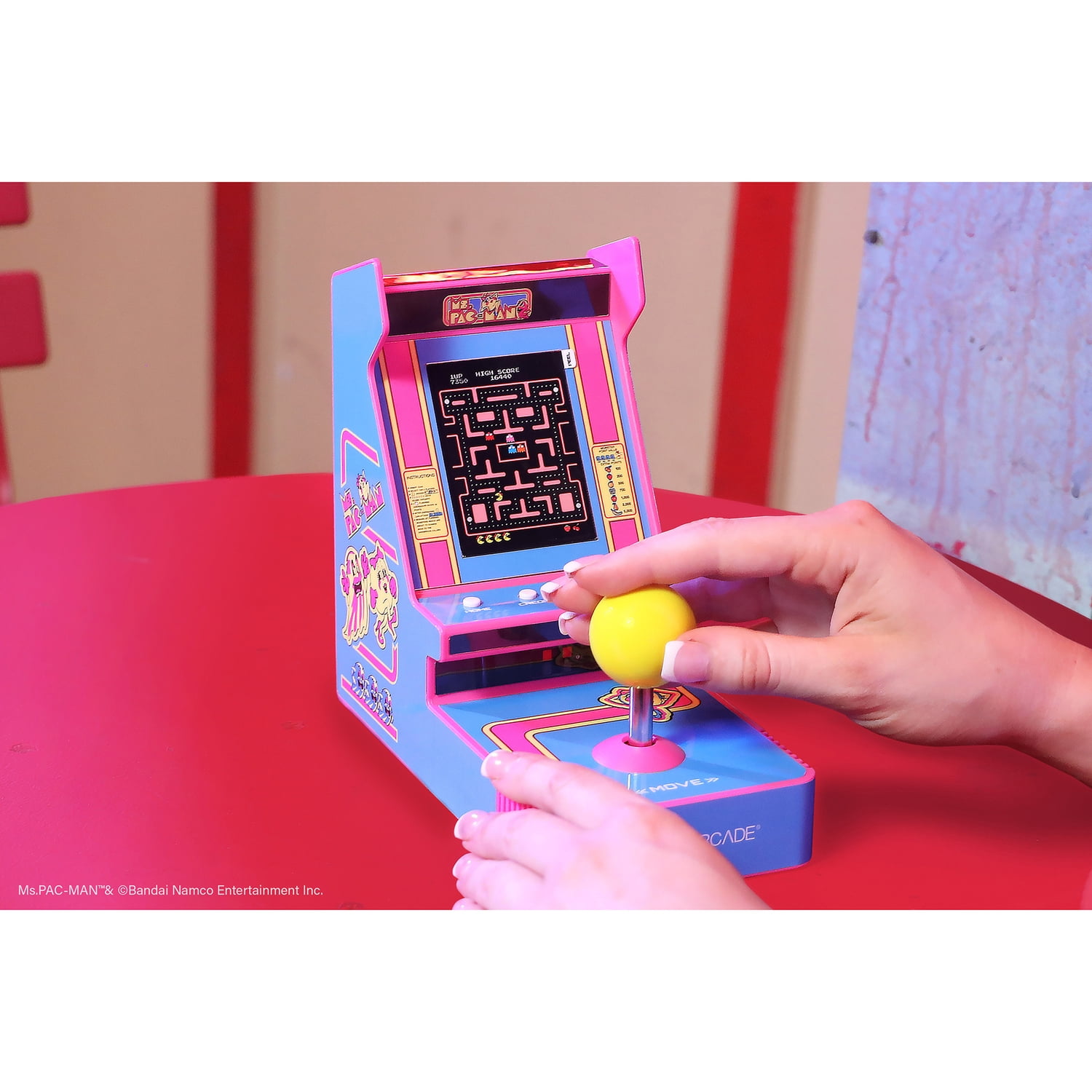 My Arcade Ms. Pac-Man Joystick Player Portable Retro Arcade