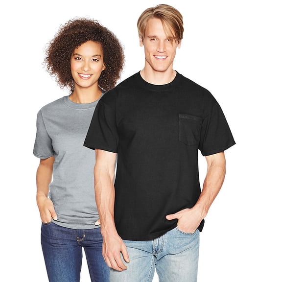 Hanes Beefy-T Adult Pocket T-Shirt - 5190