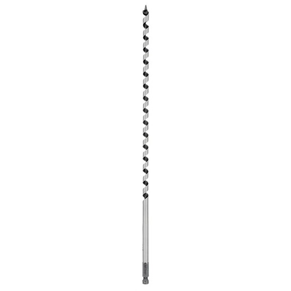 WeldTec 3043004 Power Ship Auger Bit, 3/8 in Dia x 17 in OAL, High Speed Steel, 12 in Flute