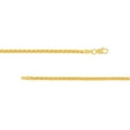 thumbnail image 3 of 14K Yellow Gold Women's 20" 2.70mm Solid Round Box Chain Necklace with 100 Gauge and Lobster Lock, 3 of 4