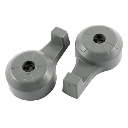 Handy Seat - Pair Gray Plastic Seat Back Shoping Bags Handy Hanging Hanger Hooks for Auto Car