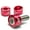 Red, variant on J2 Engineering J2-A-9006-RD Pack of 9 - J2 Engineering Aluminum Header Exhaust Manifold Cup Washer+Bolt Kit (Red) - Honda/Acura