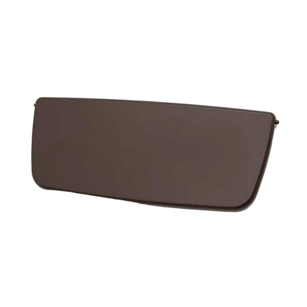 Cubierta de espejo para visera solar 982857551 Accesorios automotrices resistentes para Porsche Traga Marrón oscuro