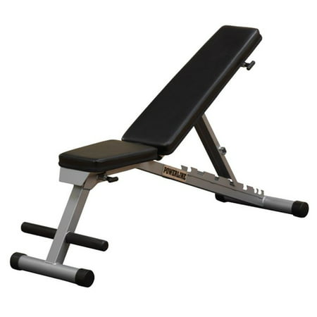 Body Solid PFID125X Powerline Flat Folding Home Gym Workout Multi-Bench