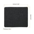 thumbnail image 2 of Uxcell 14"x13" Mouse Pad, Felt Dual Side Soft Desk Pad Writing Mat for Office Home, Gray, 2 of 5