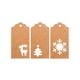 thumbnail image 1 of Inteprter 200/240 Uds. Etiqueta colgante de regalo de regalo de Navidad Kraft con hilo de algodón Kits de decoración para fiestas 10 modelos 200 piezas, 1 of 6