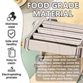 thumbnail image 3 of Machine à Pâtes en Acier Inoxydable avec 9 Réglages d'Épaisseur Réglables, Outils de Cuisine, Facile à Utiliser, 3 of 7