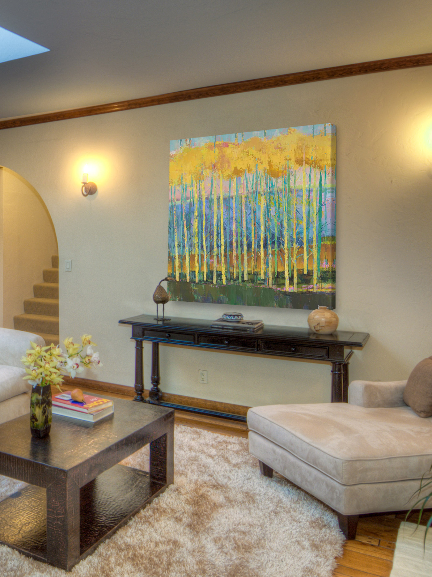 Marmont Hill "Sacred Place I" Painting Print on Wrapped Canvas