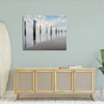 thumbnail image 2 of Stupell Industries Nautical Beach Ocean Post Panoramic Cloudy Sky , 48 x 36, Design by Martin Podt, 2 of 6