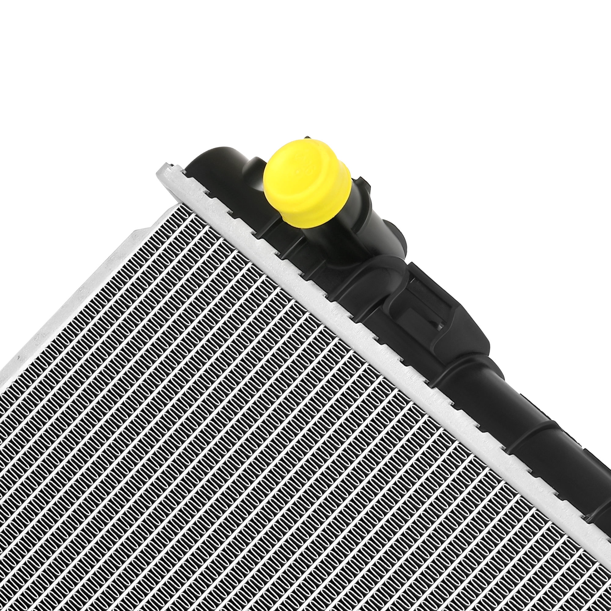 LEDKINGDOMUS Direct Fit Aluminum Radiator for 2003-2007 Ford Courier 1.6L L4 & 2005-2016/2019 Fiesta 1.6L L4 Replaces AE8Z8005B CU13201