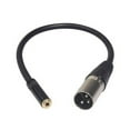 thumbnail image 1 of 0.2m XLR Male Plug To 3.5mm Female Stereo Audio Adapter TRS 1/8 Inch Extension To Microphone Cable Wire, 1 of 5