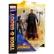 DIAMOND SELECT TOYS Marvel Select: Avengers Infinity War Thor & Groot Action Figure