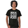thumbnail image 4 of Caught Between Rock Me Hard Place Men's Graphic T Shirt Tees Brisco Brands L, 4 of 4
