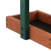 Audubon Going Green Double Platform Bird Feeder - Removable Tray - Green