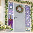 thumbnail image 5 of Easter Couplets Porch Wall Decorations - Hanging Flags Holiday Parties Party Props for Door Wall Decor, 5 of 8