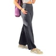thumbnail image 4 of Yoga Pants Women Wide Leg Pants with Pockets High Waist Stretch Dress Casual Sweatpants Grey M, 4 of 10