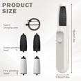 thumbnail image 2 of Electric Foot File, Electric Callus Remover with 4 Interchangeable Files, Powerful Electric Foot File, Rechargeable Callus Remover, for Women and Men Pedicures, for Calluses, 2 of 7