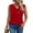 Red, variant on CheerKidz Fashion Women's Summer Button Down V Neck T-Shirt Sleeveless Loose Tops,Casual Vacation Clothes,Trendy Summer Blouse(Blue,XL)