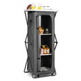 thumbnail image 2 of Barara King Camping Storage Cabinet, Folding Beach Storage Cabinet, Folding Camping Storage Cabinet with 3 Shelves and Carry Bag-XL, 2 of 9
