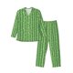 thumbnail image 1 of Balery Cactus Pijama para Hombre de Dos Piezas con Manga Larga, Conjunto de Dormir y Descanso Suave con Bolsillos-Large, 1 of 7