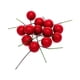 thumbnail image 5 of EeaseMX 48 bayas artificiales pequeñas con tallo, flores falsas, estambres de cereza, accesorio para manualidades (rojo), 5 of 7