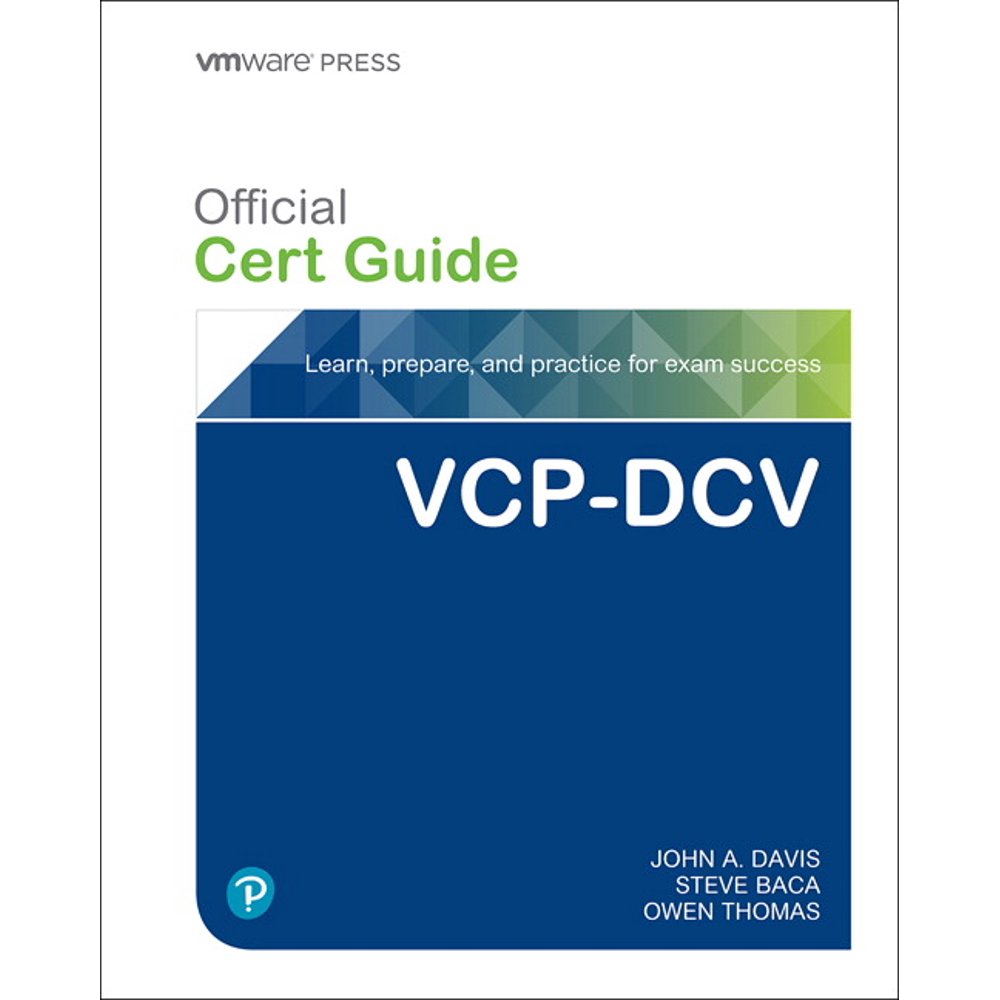 Vmware Press Certification VcpDCV Official Cert Guide (4 4th ed