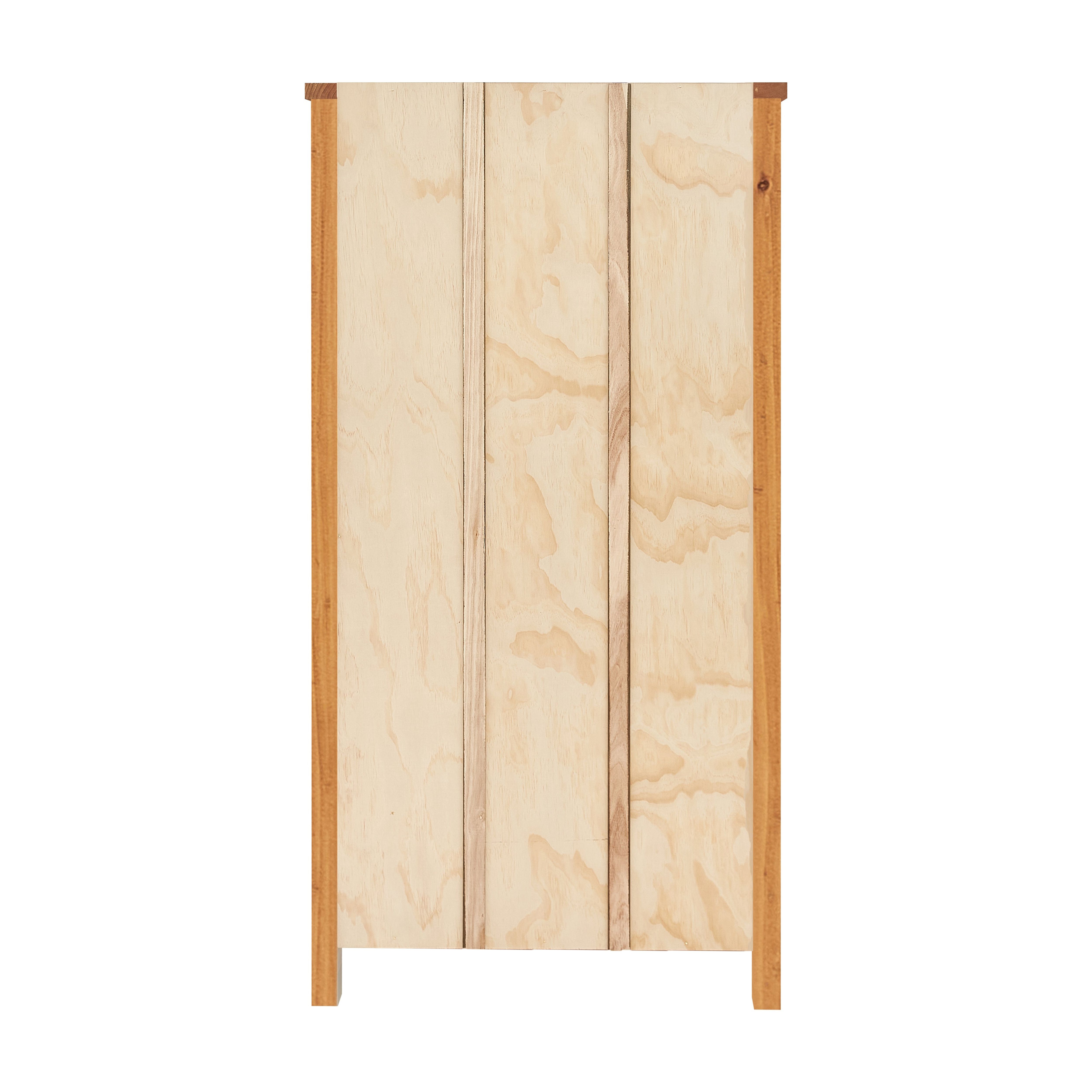 Greener Valley Tall Bookshelf DN302W Traditional Solid Wood 5-Shelf 35.2" x 13.3" x 69.7"