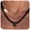 Black, variant on Men Choker Letter Necklace 7mm Cuban Link Chain Necklace Fathers Day gift for Men Dad Son Husband