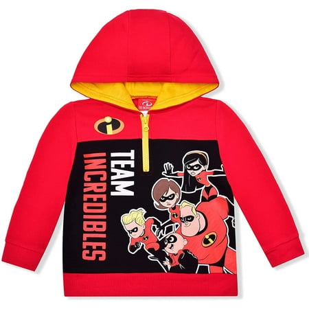 

The Incredibles Mr. Incredible Elastigirl and Violet Boys Single Character Half Zip Up Hoodie Toddler