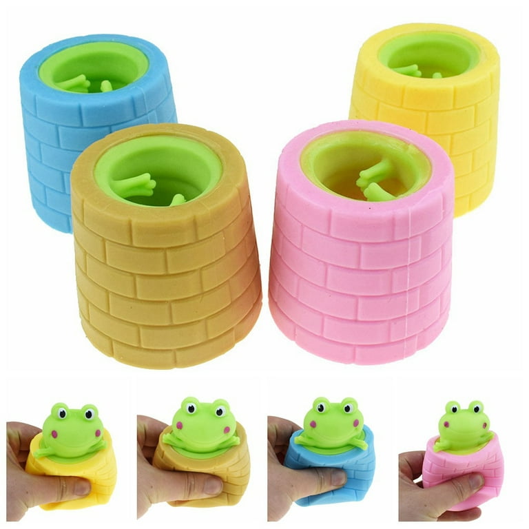 Frog Cup Squeeze Toys Anti Anxiety Decompression Sensory Squishes Toys For  Children Gifts (Random Style) 