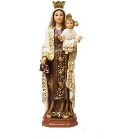 13" Virgen Del Carmen Our Lady of Mount Carmel Statue Virgin Catholic Decor