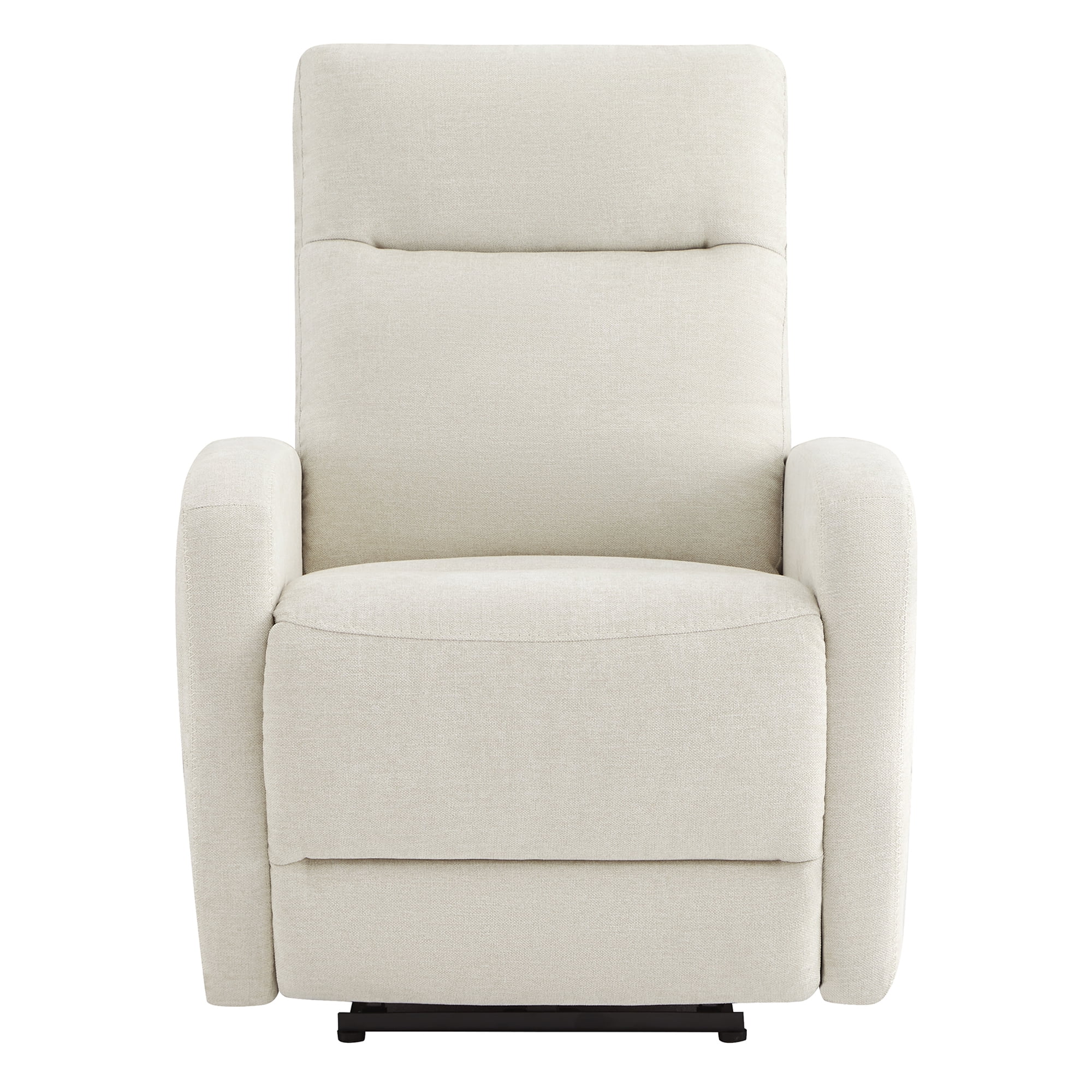 Spruce & Spring Zero Wall Hugger Power Recliner for Compact Spaces, Linen-Fabric