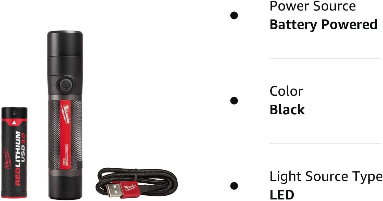 Milwaukee LED 800 Lumens HP Fixed Focus Flashlight