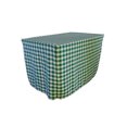 thumbnail image 1 of LA Mantel de lino ajustado a cuadros 72 por 30 por 30 pulgadas, verde / blanco LA Linen TCcheck_fit_72x30x30_HunterGreenK20, 1 of 1