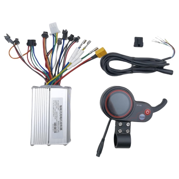 Contrôleur Sans Balais Pour Vélo électrique 36V/48V 350W – Double Mode 6 Tubes, Compatible Moteurs 150-350W – Argenté, Pour Scooter Et VAE