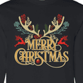 thumbnail image 4 of Inktastic Reindeer Christmas Long Sleeve T-Shirt, 4 of 5