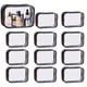 thumbnail image 1 of 12 Piezas Cosmetiquera Transparente PVC Mujer para Maquillaje, Neceser Transparente Impermeable con Cierre Bolsa de Aseo de Viaje, Bolsas Transparentes Impermeables para Avion, Baño, Viajar, 1 of 7