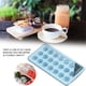 thumbnail image 5 of Molde de silicona de 21 cavidades para hacer cubitos de hielo, bandeja para molde de crema para pasteles con tapa, utensilios para hornear, redondo, azul Methold HA004768-05, 5 of 7
