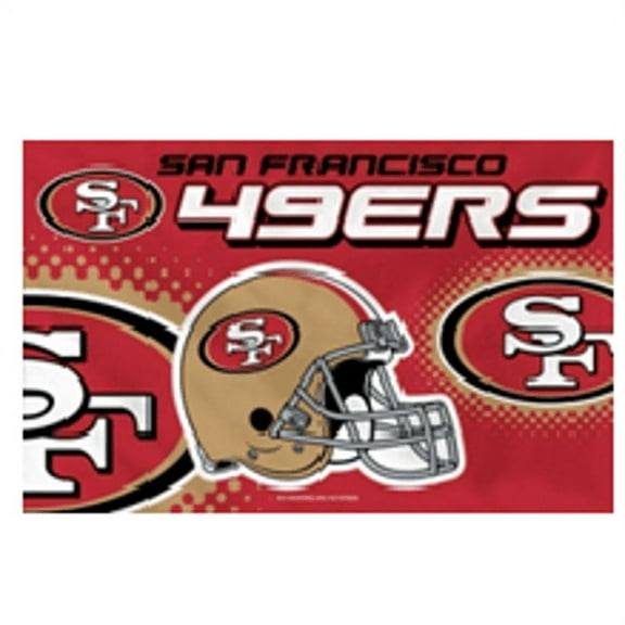 NFL San Francisco (3'x5') Heavy Duty Single Sided Flag