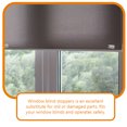 thumbnail image 3 of Window Blind Stoppers for Home Use Grey Plastic Hardware with Sleek Design 2 Pieces, 3 of 8