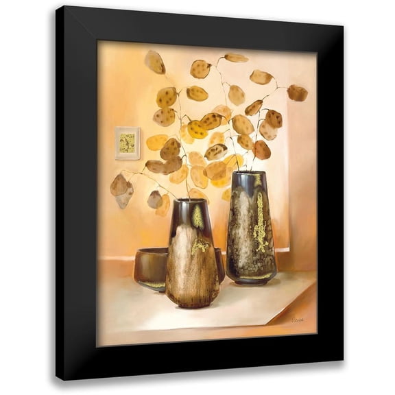 Olga 12x14 Black Modern Framed Museum Art Print Titled - BARI