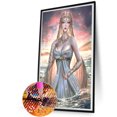 thumbnail image 2 of Pintura de diamante 5D DIY Taladro redondo completo Diosa Kit Decoración del hogar Arte Artesanía Hugtrwg Para estrenar, 2 of 9