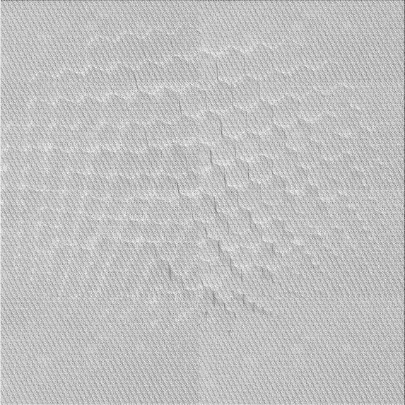 Ahgly Company Machine Washable Indoor Square Transitional Platinum Gray Area Rugs, 3' Square