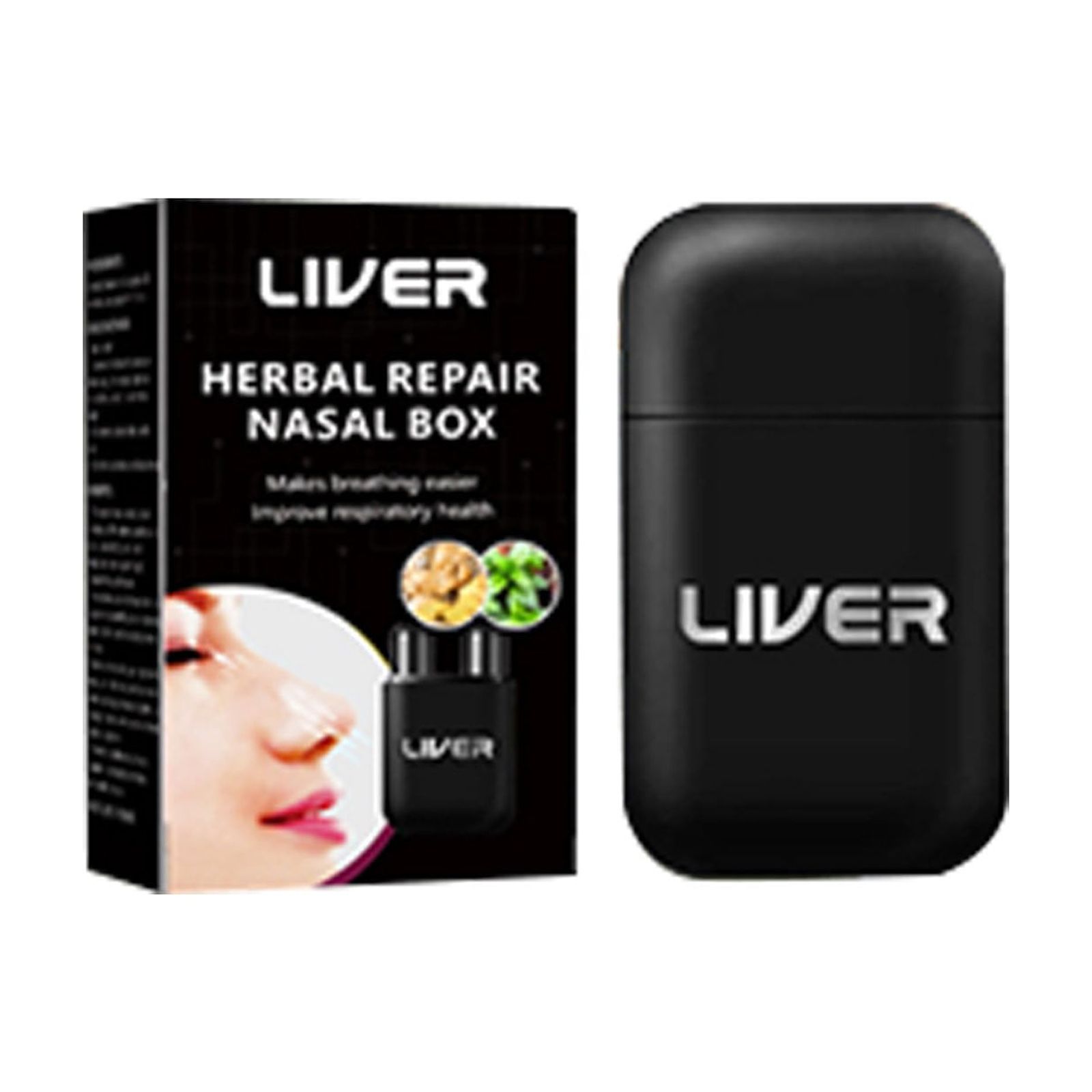 Liver Cleansing Nasal Inhaler Vegan Liver Cleaning Nasal Herbal Box 