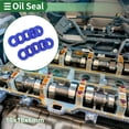 thumbnail image 2 of Anillo de Sello Universal de Aceite Labio UN 10x18x6mm Alta Presión TPU Azul 10 Pcs, 2 of 7
