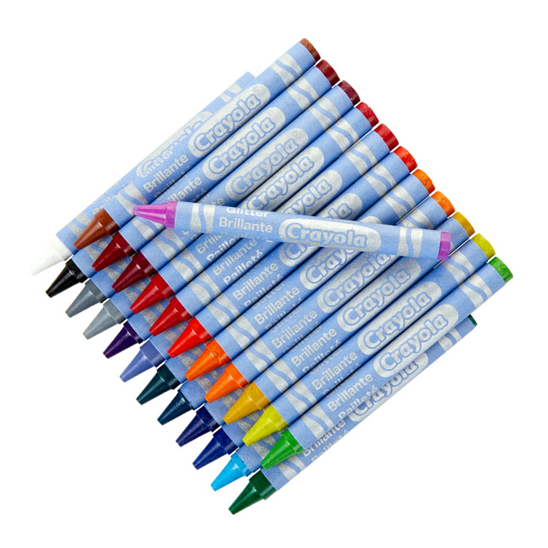Crayola Glittler Crayons, 24 colors 