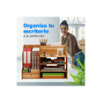 thumbnail image 4 of Organizador De Escritorio BELUG Para Oficina Hogar Armable Madera, 4 of 4