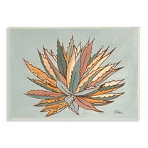 Stupell Industries Desert Boho Cactus Modern Agave Plant Painting, 15 x 10,Design by Patricia Pinto