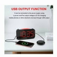 thumbnail image 3 of HUIYUE Loud Vibrating Alarm Clock, Digital Display, Dual Alarms, Hearing Impaired, 3 of 7